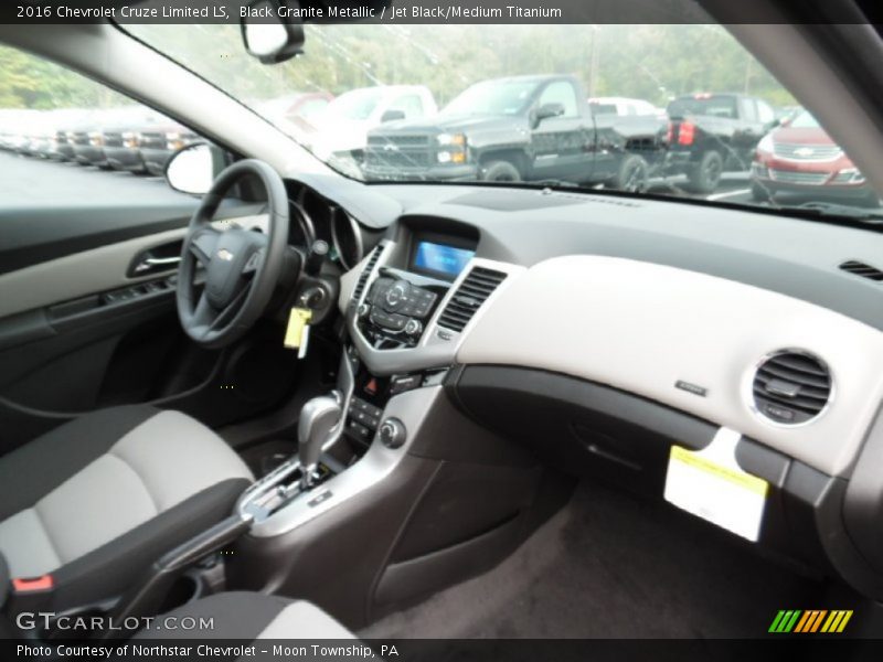Black Granite Metallic / Jet Black/Medium Titanium 2016 Chevrolet Cruze Limited LS