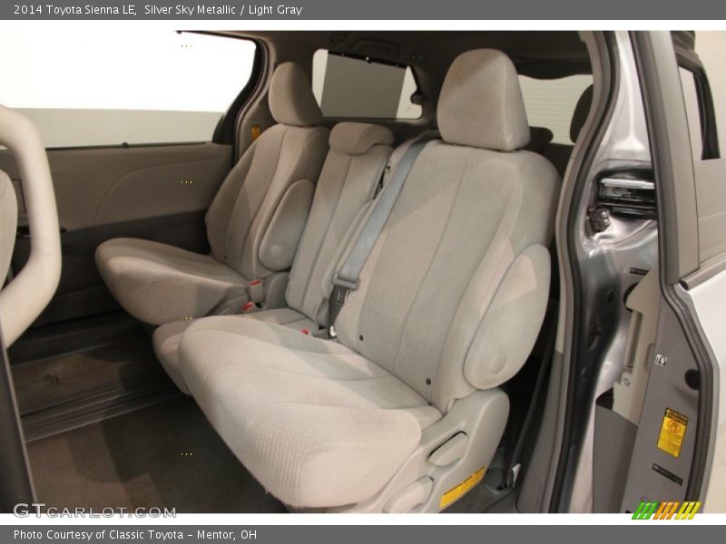 Silver Sky Metallic / Light Gray 2014 Toyota Sienna LE