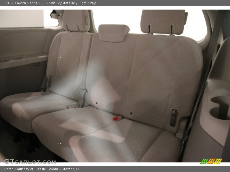 Silver Sky Metallic / Light Gray 2014 Toyota Sienna LE
