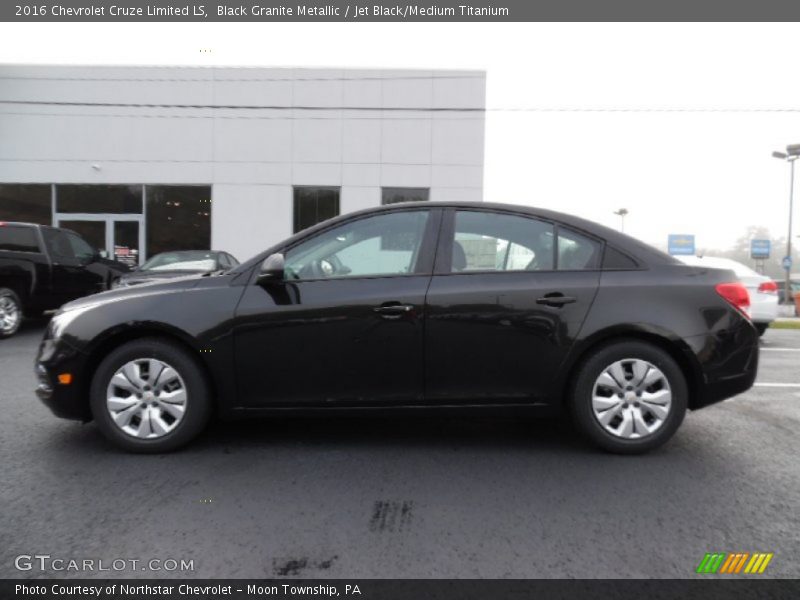 Black Granite Metallic / Jet Black/Medium Titanium 2016 Chevrolet Cruze Limited LS