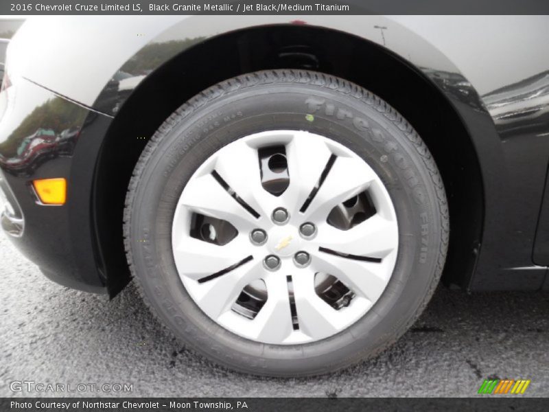 Black Granite Metallic / Jet Black/Medium Titanium 2016 Chevrolet Cruze Limited LS