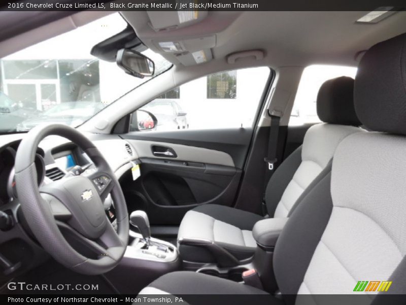 Black Granite Metallic / Jet Black/Medium Titanium 2016 Chevrolet Cruze Limited LS
