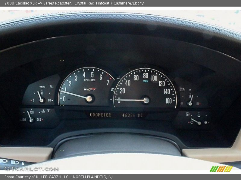  2008 XLR -V Series Roadster -V Series Roadster Gauges