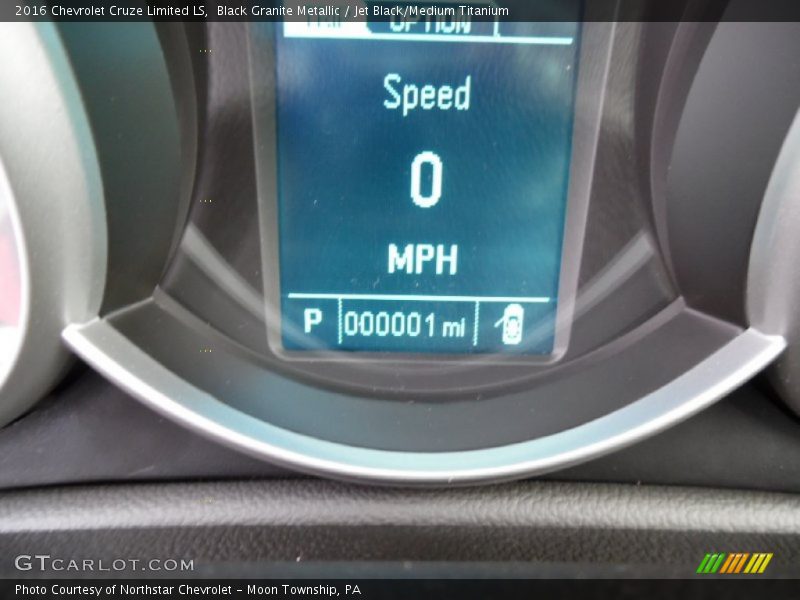 Black Granite Metallic / Jet Black/Medium Titanium 2016 Chevrolet Cruze Limited LS