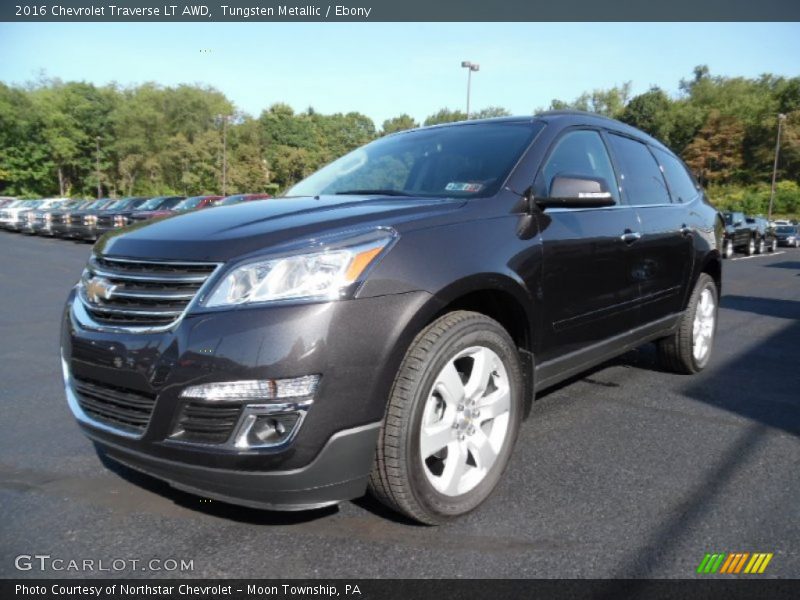 Tungsten Metallic / Ebony 2016 Chevrolet Traverse LT AWD