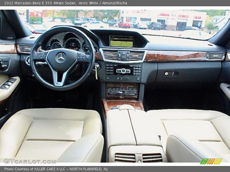 Arctic White / Almond/Mocha 2012 Mercedes-Benz E 350 4Matic Sedan