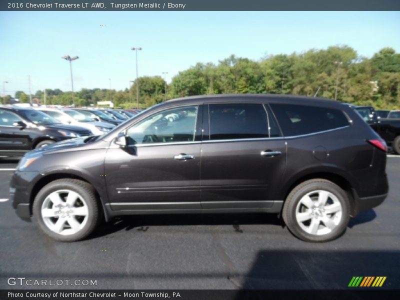 Tungsten Metallic / Ebony 2016 Chevrolet Traverse LT AWD