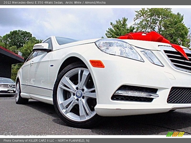 Arctic White / Almond/Mocha 2012 Mercedes-Benz E 350 4Matic Sedan