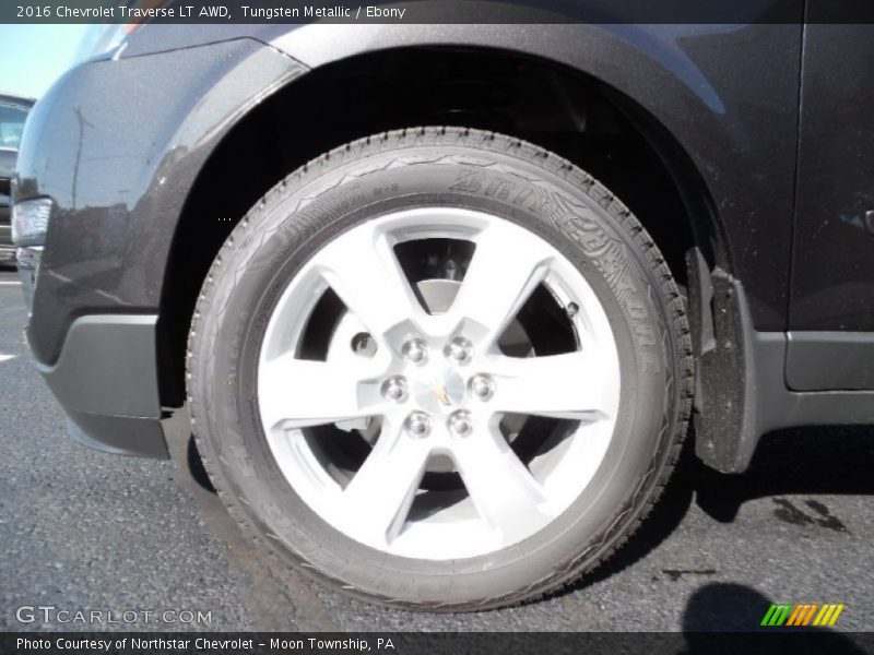 Tungsten Metallic / Ebony 2016 Chevrolet Traverse LT AWD
