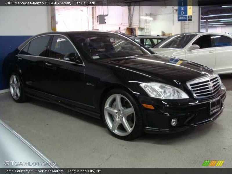 Black / Black 2008 Mercedes-Benz S 63 AMG Sedan