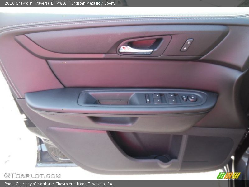 Tungsten Metallic / Ebony 2016 Chevrolet Traverse LT AWD