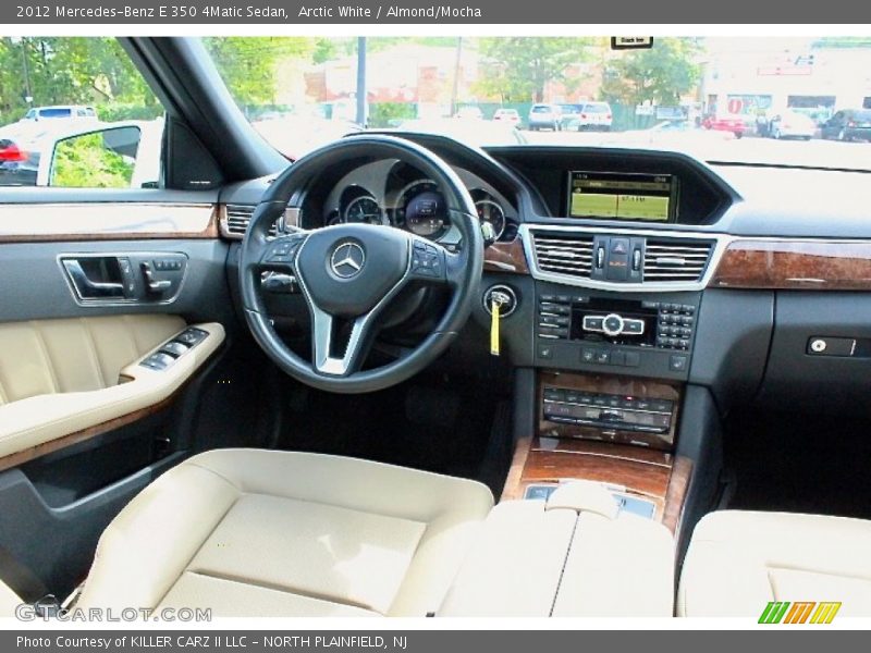 Arctic White / Almond/Mocha 2012 Mercedes-Benz E 350 4Matic Sedan