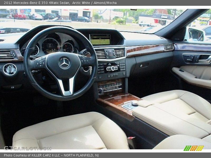 Arctic White / Almond/Mocha 2012 Mercedes-Benz E 350 4Matic Sedan