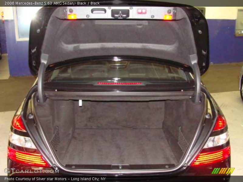 Black / Black 2008 Mercedes-Benz S 63 AMG Sedan