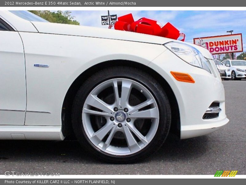 Arctic White / Almond/Mocha 2012 Mercedes-Benz E 350 4Matic Sedan