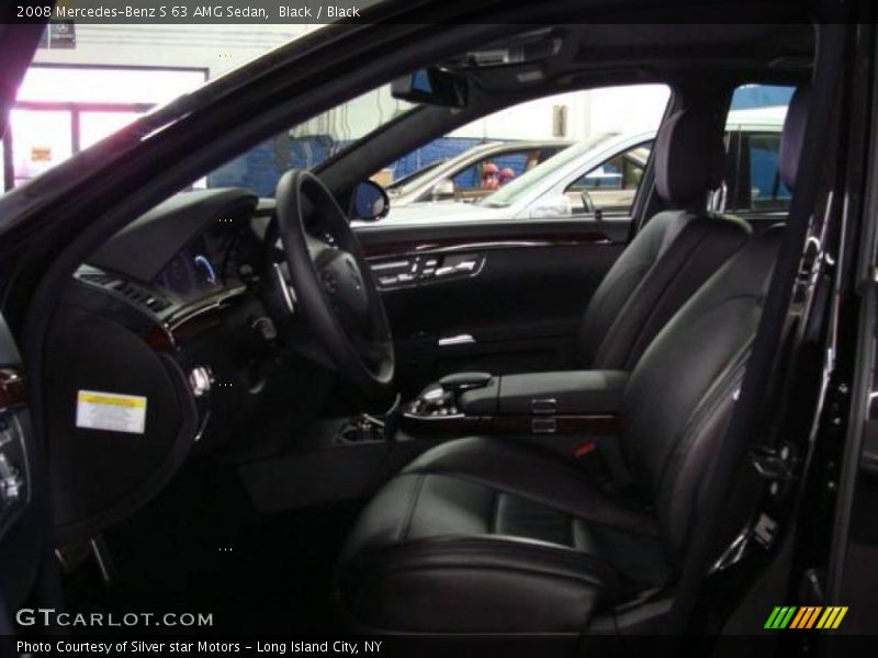 Black / Black 2008 Mercedes-Benz S 63 AMG Sedan
