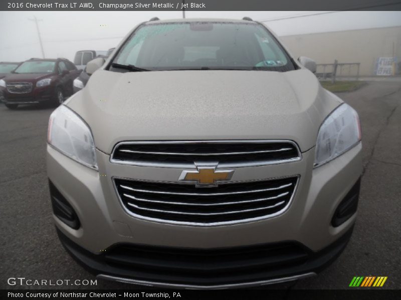 Champagne Silver Metallic / Jet Black 2016 Chevrolet Trax LT AWD