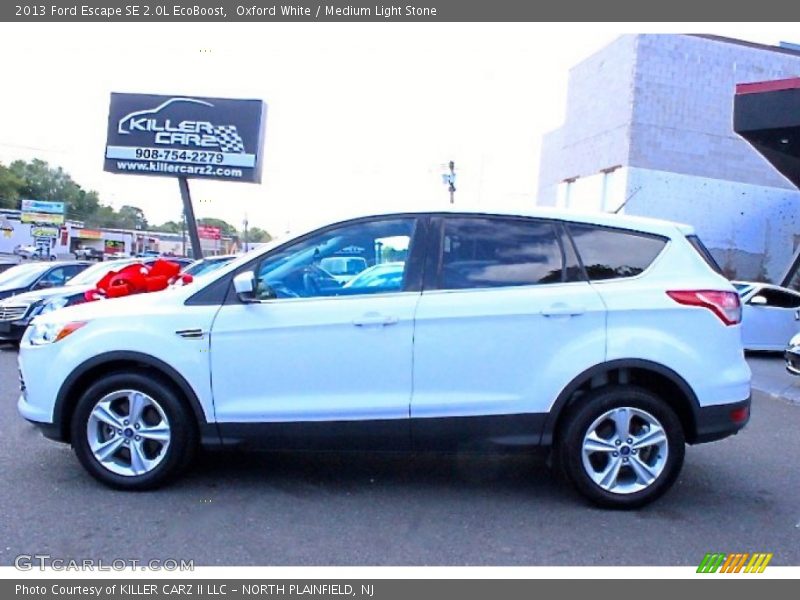 Oxford White / Medium Light Stone 2013 Ford Escape SE 2.0L EcoBoost