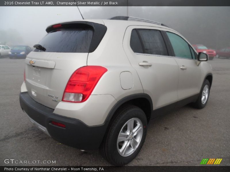 Champagne Silver Metallic / Jet Black 2016 Chevrolet Trax LT AWD