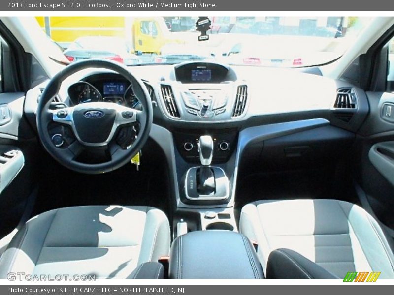 Oxford White / Medium Light Stone 2013 Ford Escape SE 2.0L EcoBoost
