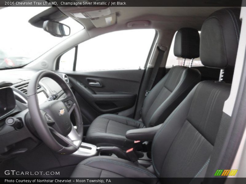 Champagne Silver Metallic / Jet Black 2016 Chevrolet Trax LT AWD