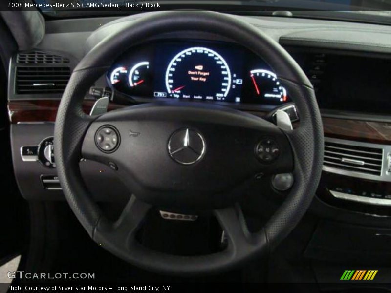 Black / Black 2008 Mercedes-Benz S 63 AMG Sedan