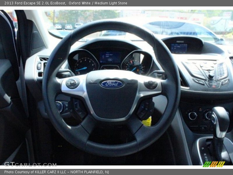 Oxford White / Medium Light Stone 2013 Ford Escape SE 2.0L EcoBoost