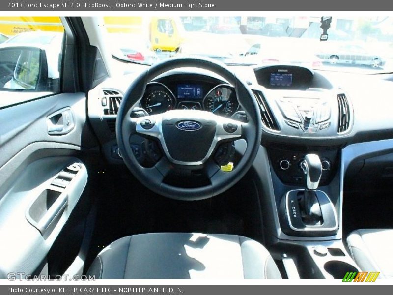 Oxford White / Medium Light Stone 2013 Ford Escape SE 2.0L EcoBoost