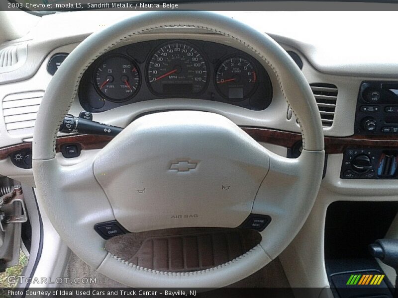 Sandrift Metallic / Neutral Beige 2003 Chevrolet Impala LS