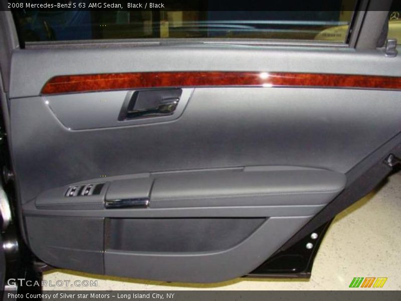 Black / Black 2008 Mercedes-Benz S 63 AMG Sedan