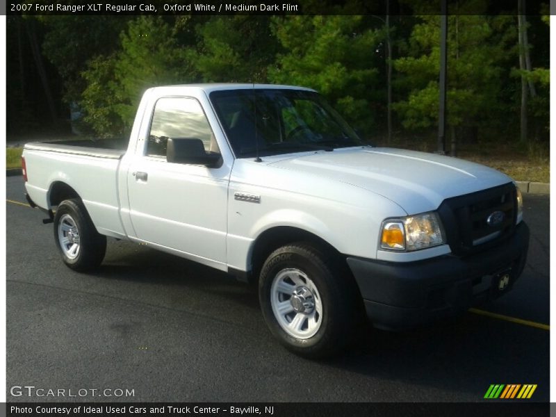 Oxford White / Medium Dark Flint 2007 Ford Ranger XLT Regular Cab