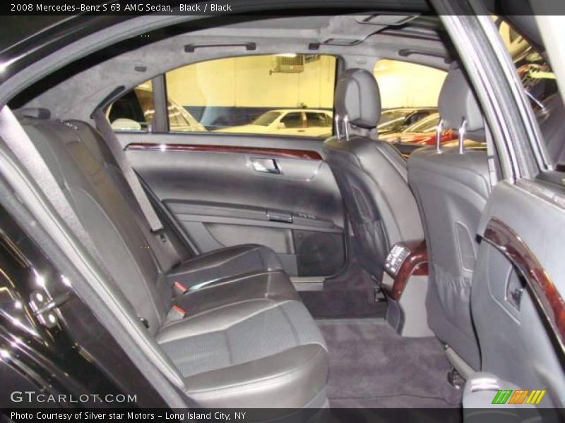Black / Black 2008 Mercedes-Benz S 63 AMG Sedan