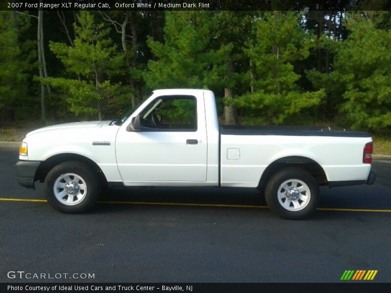 Oxford White / Medium Dark Flint 2007 Ford Ranger XLT Regular Cab