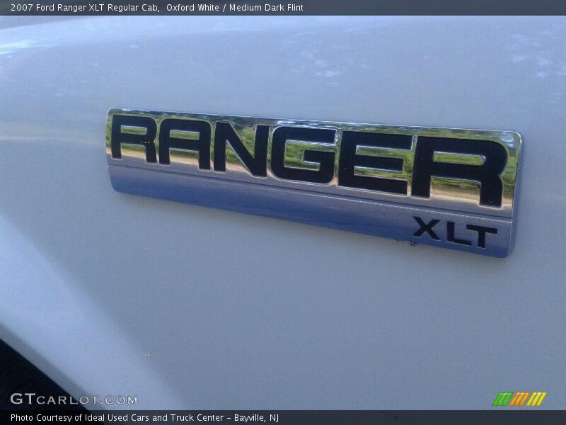 Oxford White / Medium Dark Flint 2007 Ford Ranger XLT Regular Cab