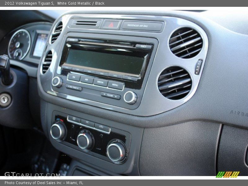 White Gold Metallic / Black 2012 Volkswagen Tiguan S