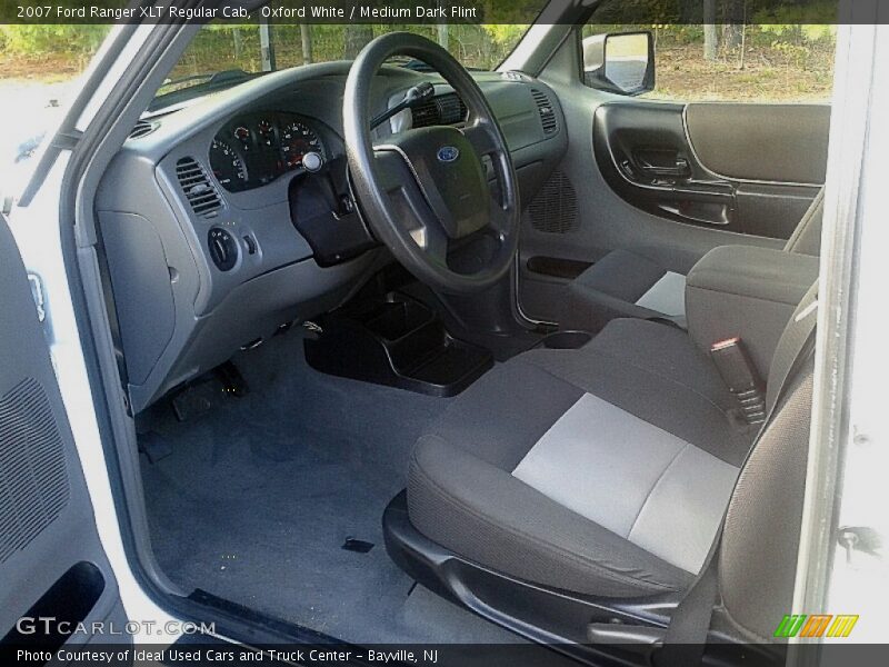 Oxford White / Medium Dark Flint 2007 Ford Ranger XLT Regular Cab
