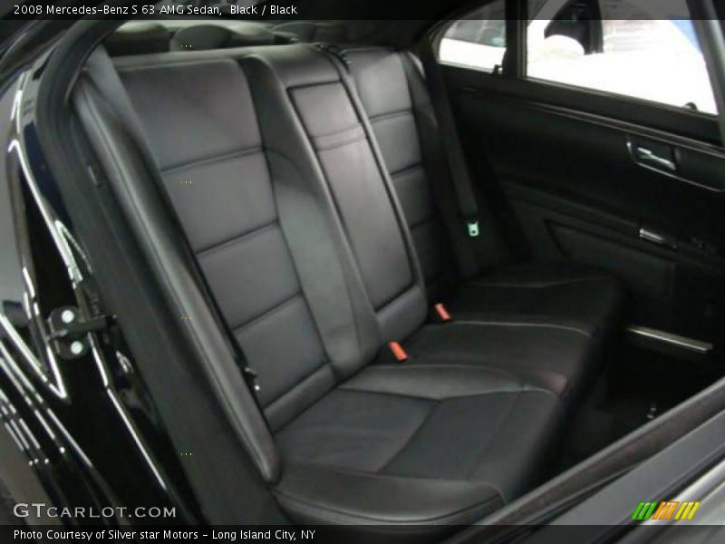 Black / Black 2008 Mercedes-Benz S 63 AMG Sedan