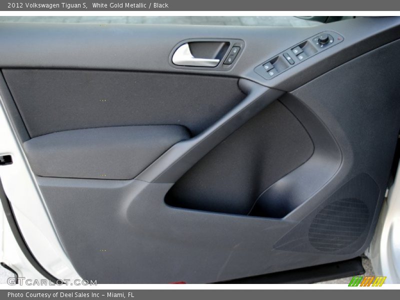 White Gold Metallic / Black 2012 Volkswagen Tiguan S