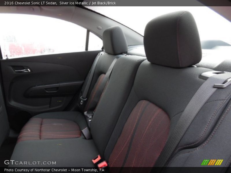 Silver Ice Metallic / Jet Black/Brick 2016 Chevrolet Sonic LT Sedan