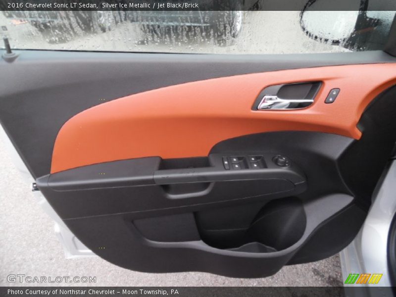 Silver Ice Metallic / Jet Black/Brick 2016 Chevrolet Sonic LT Sedan