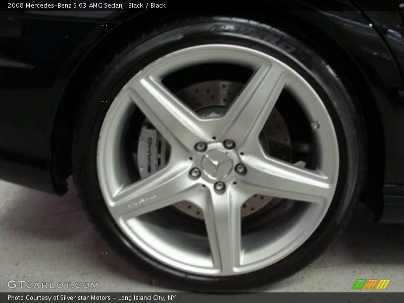 Black / Black 2008 Mercedes-Benz S 63 AMG Sedan