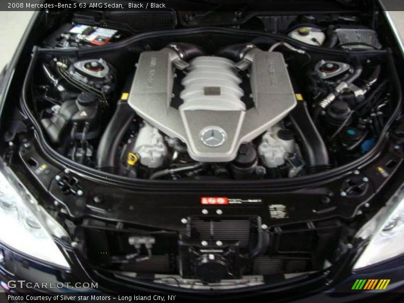 Black / Black 2008 Mercedes-Benz S 63 AMG Sedan