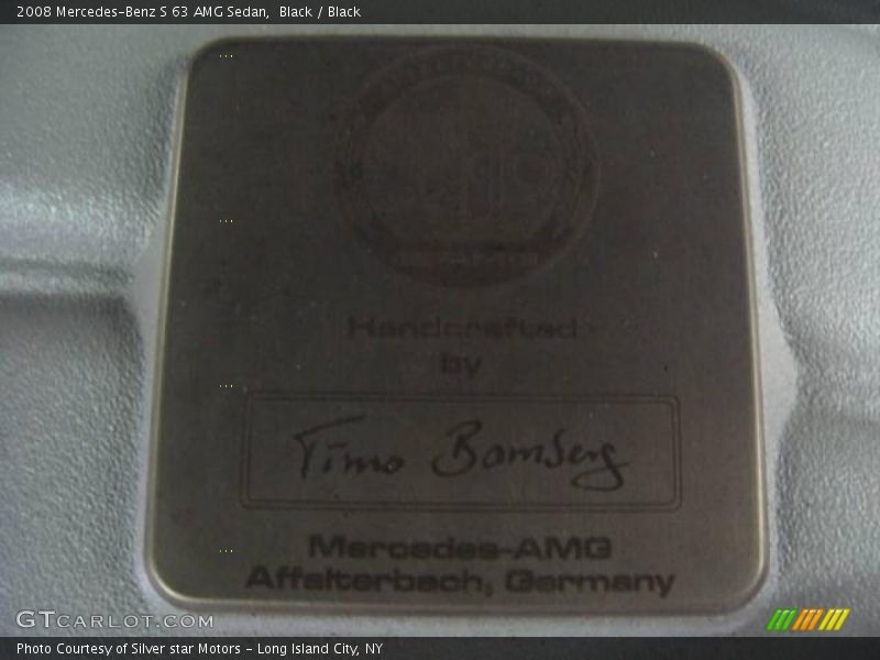 Black / Black 2008 Mercedes-Benz S 63 AMG Sedan