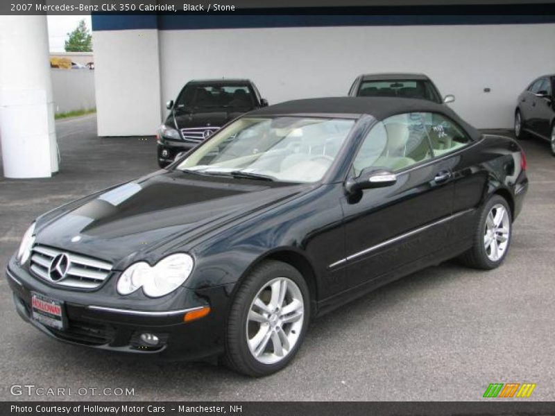 Black / Stone 2007 Mercedes-Benz CLK 350 Cabriolet