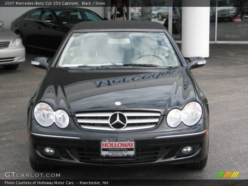 Black / Stone 2007 Mercedes-Benz CLK 350 Cabriolet