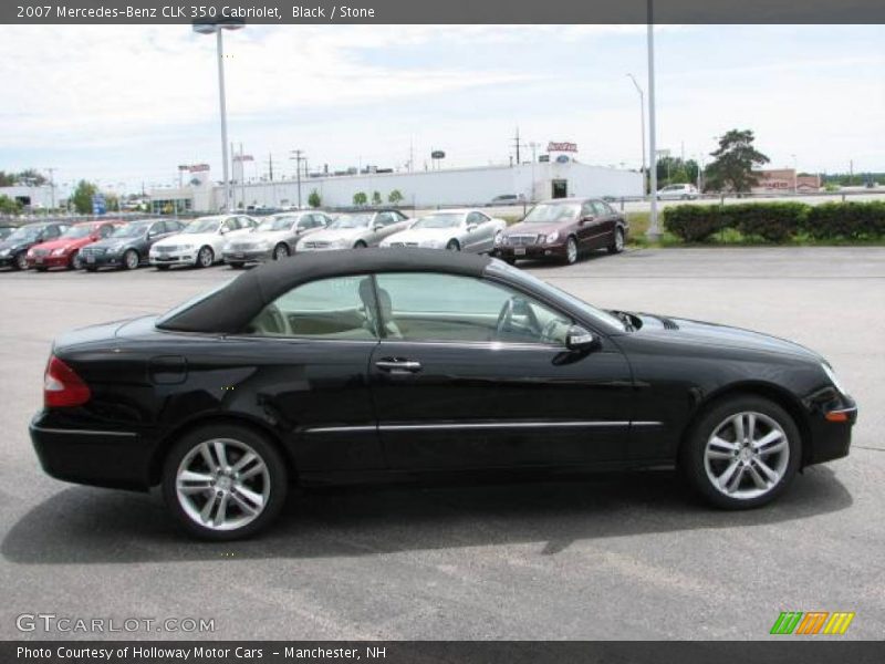 Black / Stone 2007 Mercedes-Benz CLK 350 Cabriolet