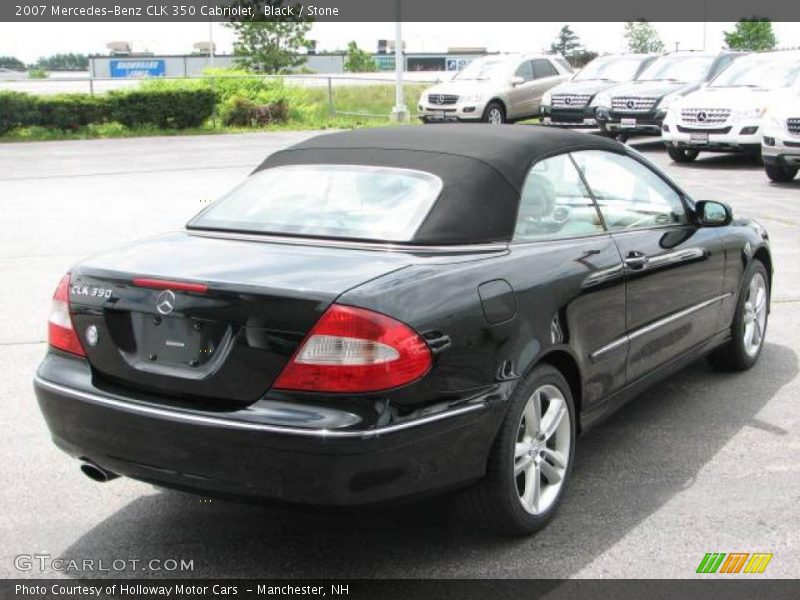 Black / Stone 2007 Mercedes-Benz CLK 350 Cabriolet