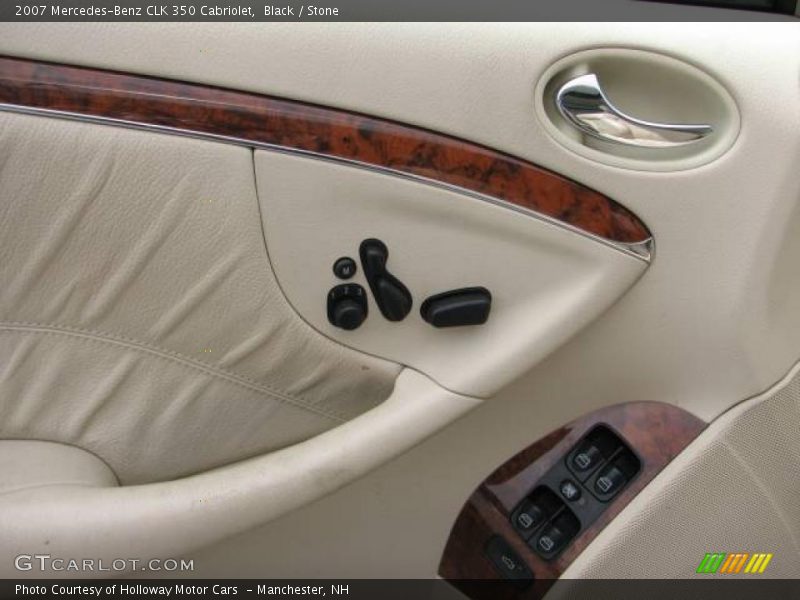 Black / Stone 2007 Mercedes-Benz CLK 350 Cabriolet