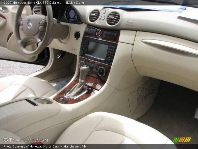 Black / Stone 2007 Mercedes-Benz CLK 350 Cabriolet