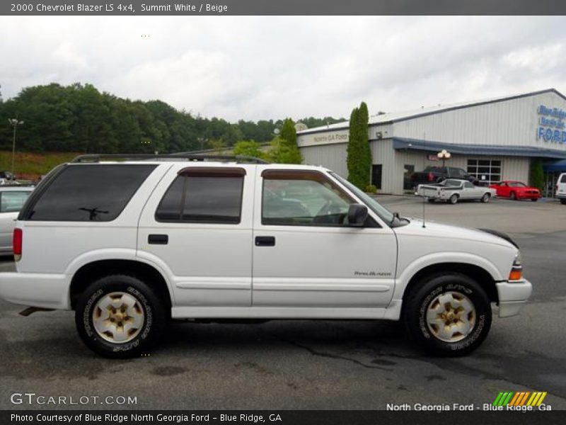 Summit White / Beige 2000 Chevrolet Blazer LS 4x4